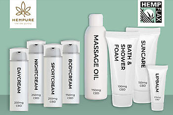 Full spectrum CBD products - HemPure | Hempflax BV
